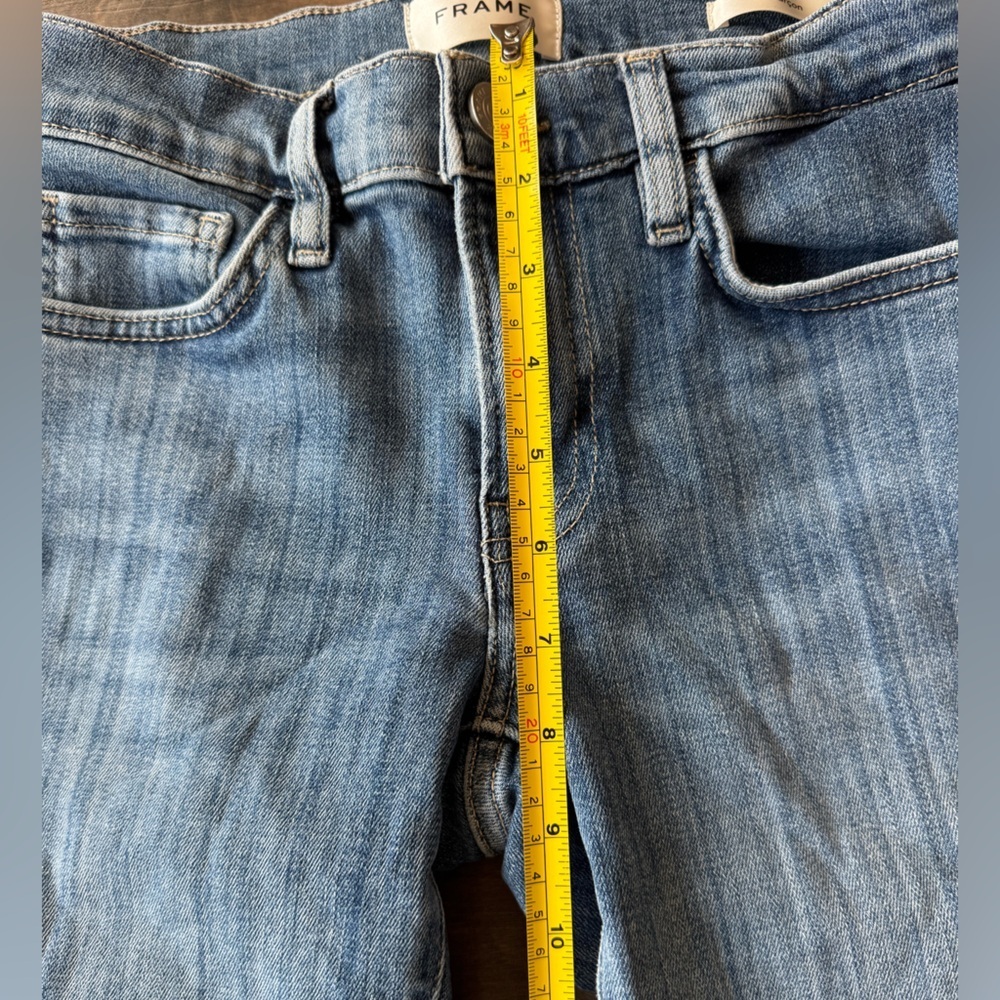 Frame Le Garcon in Daphne Blue Jean in sz 24 - Picture 12 of 13